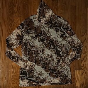 INC International Concepts Snake Print Blouse